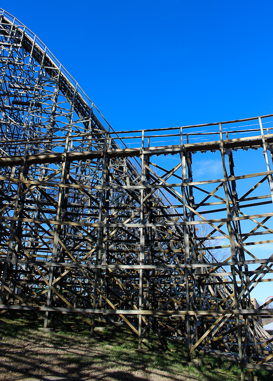 The Legend rollercoaster at Holiday World, Santa Claus, Indiana