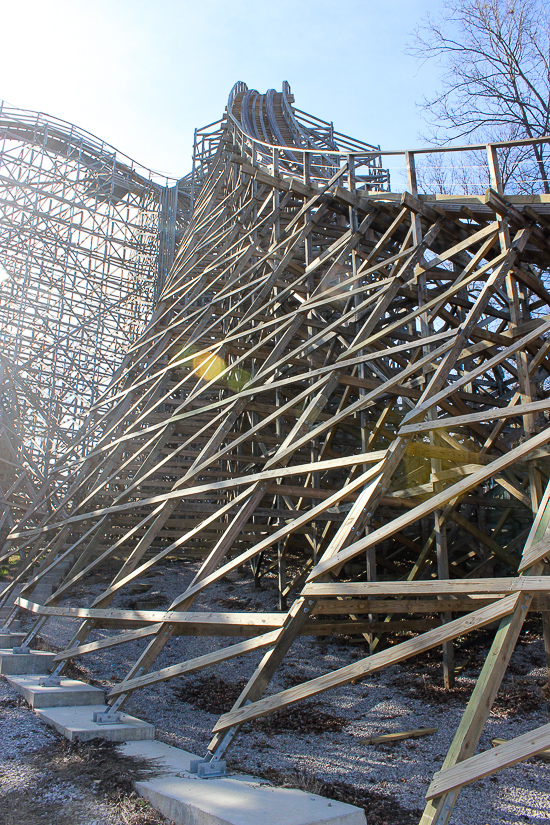 The Legend Rollercoaster at Holiday World, Santa Claus, Indiana