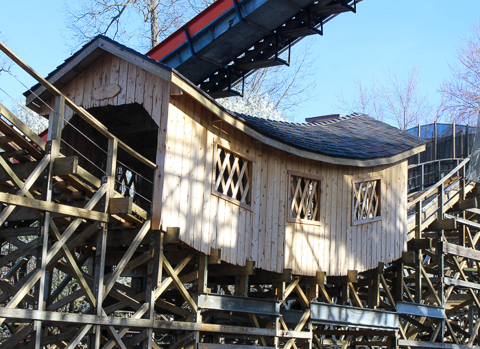 The Legend Rollercoaster at Holiday World, Santa Claus, Indiana