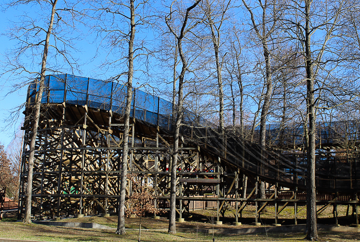 The Legend Rollercoaster at Holiday World, Santa Claus, Indiana