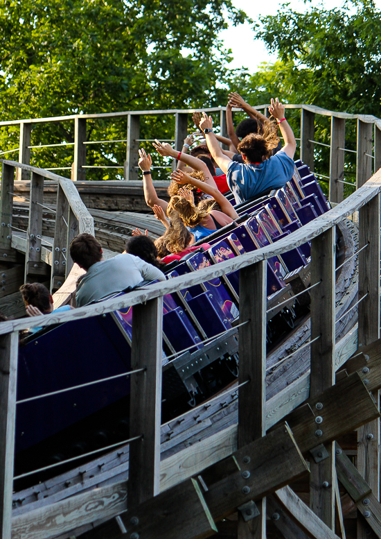 The Legend rollercoaster at Holiday World, Santa Claus, Indiana