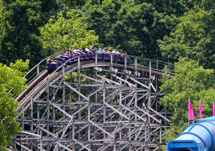 The Legend rollercoaster at Holiday World, Santa Claus, Indiana
