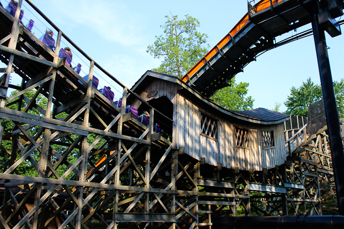 The Legend rollercoaster at Holiday World, Santa Claus, Indiana