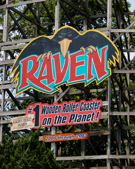 The Raven rollercoaster at Holiday World, Santa Claus, Indiana