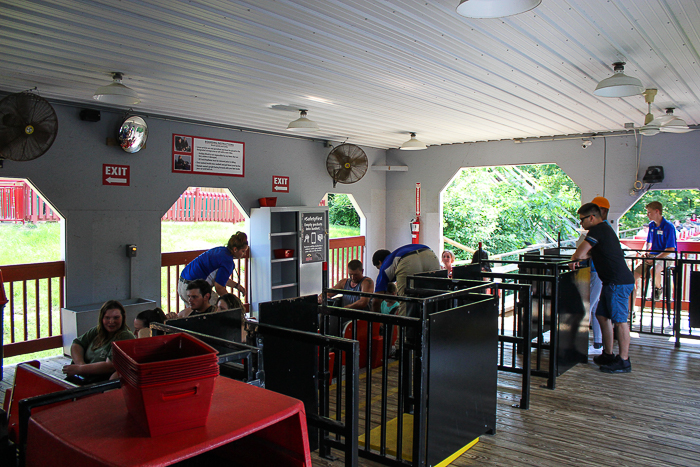 The Raven rollercoaster at Holiday World, Santa Claus, Indiana