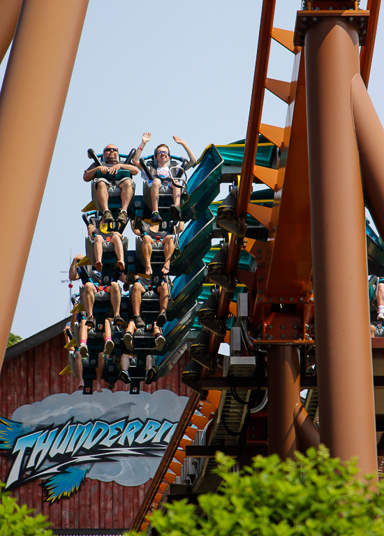 The Thunderbird rollercoaster at Holiday World, Santa Claus, Indiana