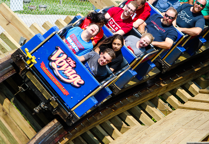 The Voyage rollercoaster at Holiday World, Santa Claus, Indiana