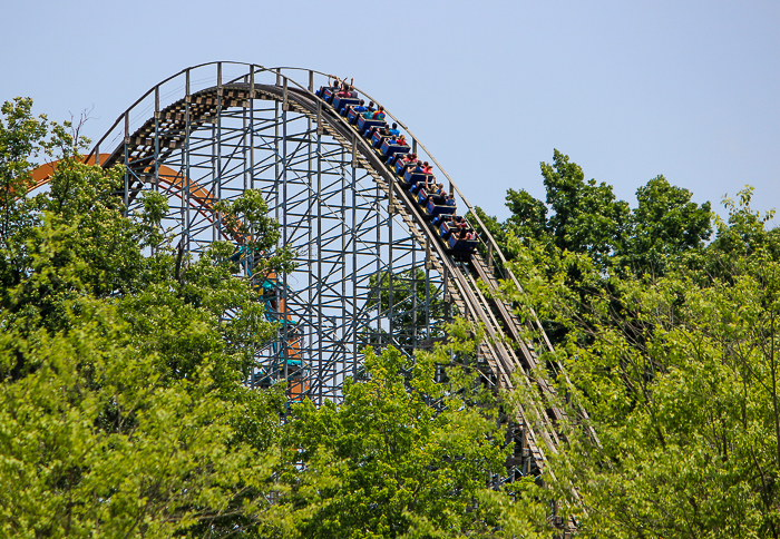 The Voyage rollercoaster at Holiday World, Santa Claus, Indiana