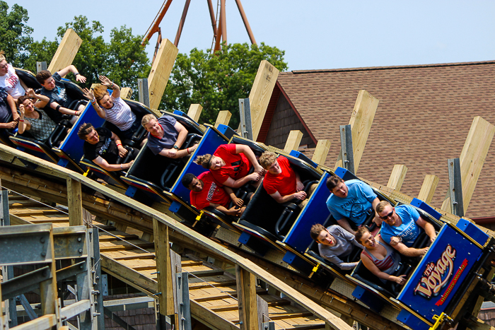 The Voyage rollercoaster at Holiday World, Santa Claus, Indiana