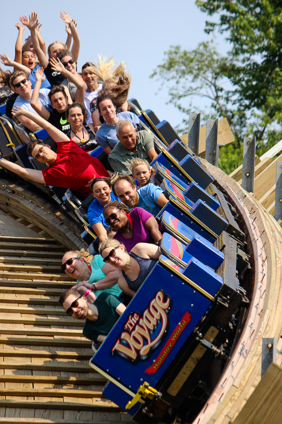 The Voyage rollercoaster at Holiday World, Santa Claus, Indiana