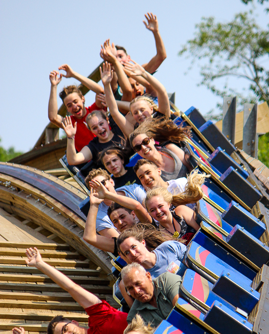 The Voyage rollercoaster at Holiday World, Santa Claus, Indiana