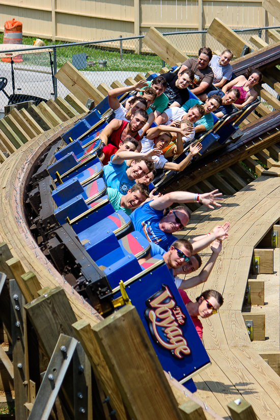 The Voyage rollercoaster at Holiday World, Santa Claus, Indiana