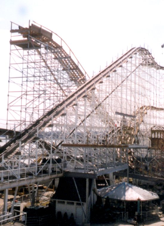 Cornball Express Construction Tour at Indiana Beach Amusement Resort, Monticello, IN