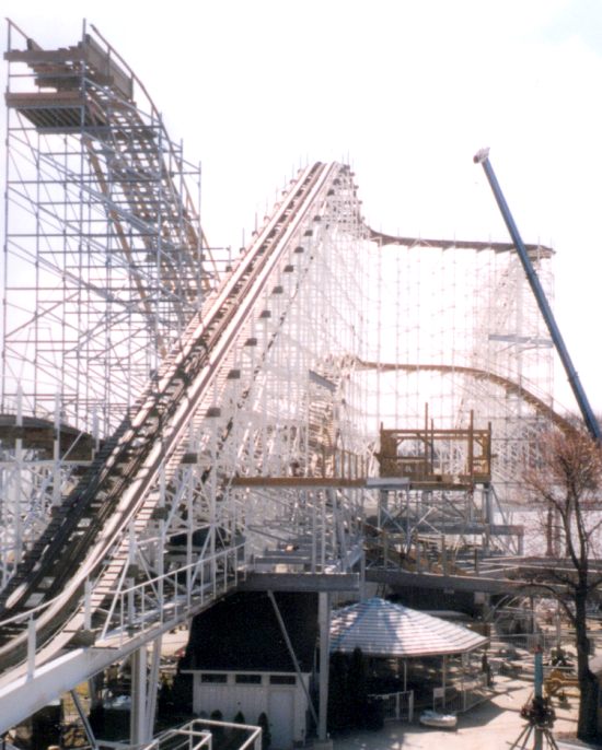 Cornball Express Construction Tour at Indiana Beach Amusement Resort, Monticello, IN