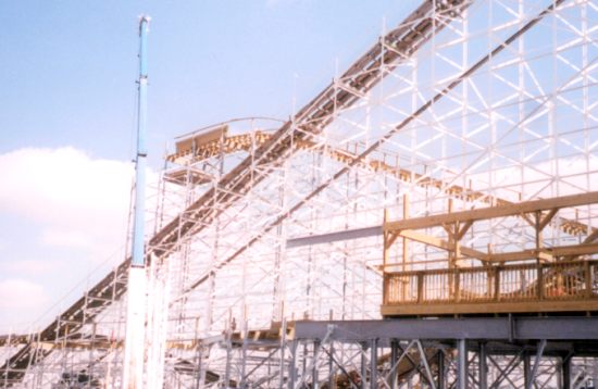 Cornball Express Construction Tour at Indiana Beach Amusement Resort, Monticello, IN