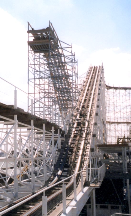 Cornball Express Construction Tour at Indiana Beach Amusement Resort, Monticello, IN