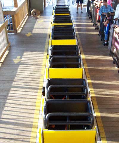 The Cornball Express Rollercoaster at Indiana Beach, Monticello, Indiana