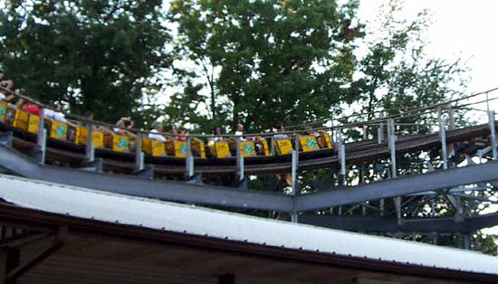 The Cornball Express Rollercoaster at Indiana Beach, Monticello, Indiana