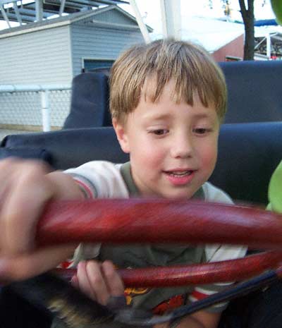 Bond on the Antique Cars at Indiana Beach, Monticello, Indiana