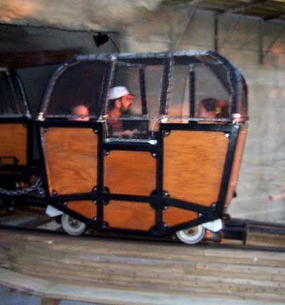 The Lost Coaster Of Superstition Mountain at Indiana Beach, Monticello, Indiana