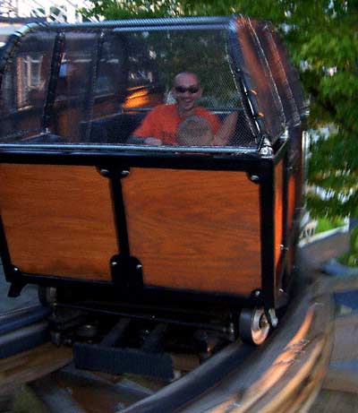 The Lost Coaster Of Superstition Mountain at Indiana Beach, Monticello, Indiana