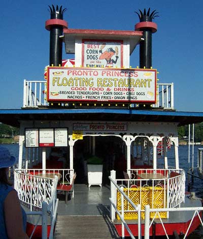 The Pronto Princess Floating Restaurant at Indiana Beach, Monticello, Indiana