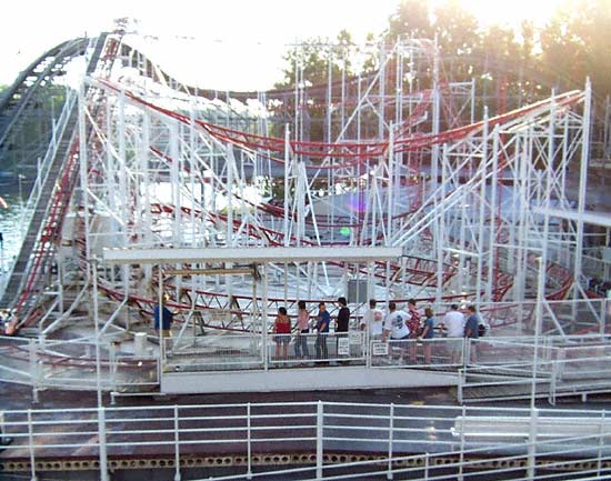 The Tig'rr Rollercoaster at Indiana Beach, Monticello, Indiana