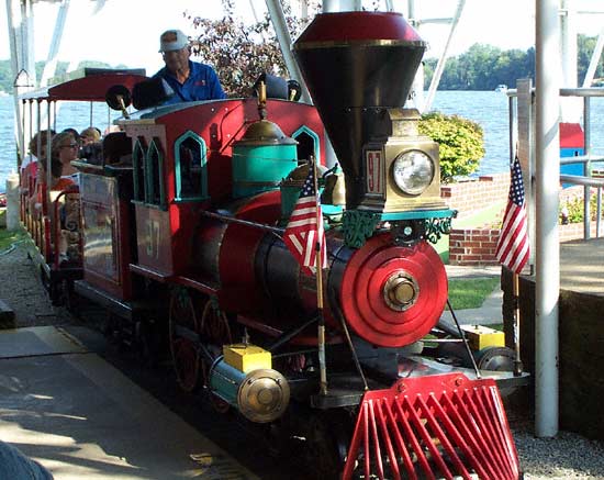 The Train At Indiana Beach, Monticello, Indiana