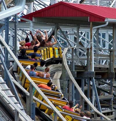 Cornball Express at Indiana Beach, Monticello, Indiana