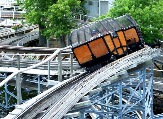 Lost Coaster of Superstition Mountain at Indiana Beach, Monticello, Indiana