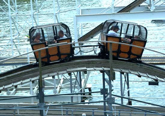 Lost Coaster of Superstition Mountain at Indiana Beach, Monticello, Indiana