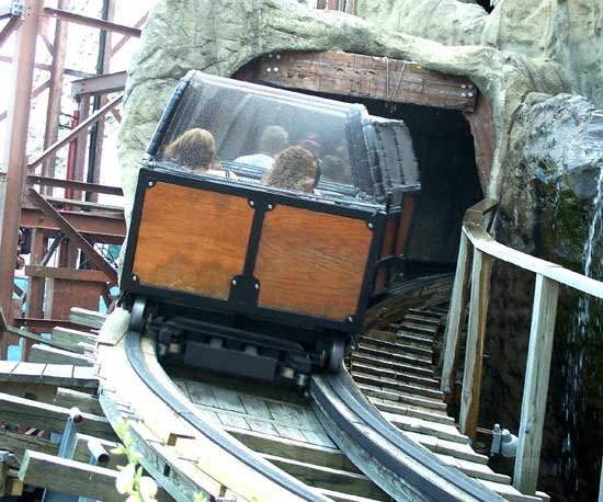 Lost Coaster of Superstition Mountain at Indiana Beach, Monticello, Indiana