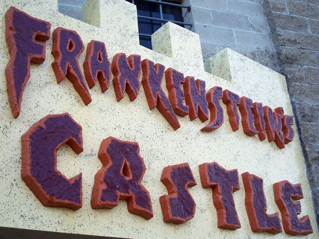 Frankenstein's Castle Haunted House at Indiana Beach Amusement Resort, Monticello, IN