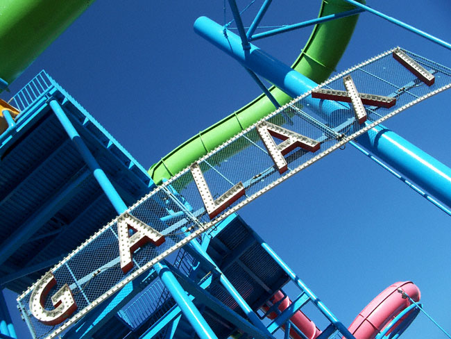 The Galaxi Roller Coaster at Indiana Beach Amusement Resort, Monticello, IN