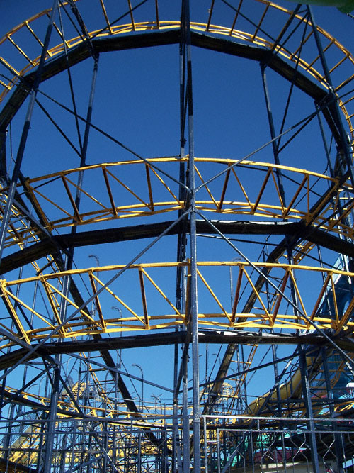 The Galaxi Roller Coaster at Indiana Beach Amusement Resort, Monticello, IN