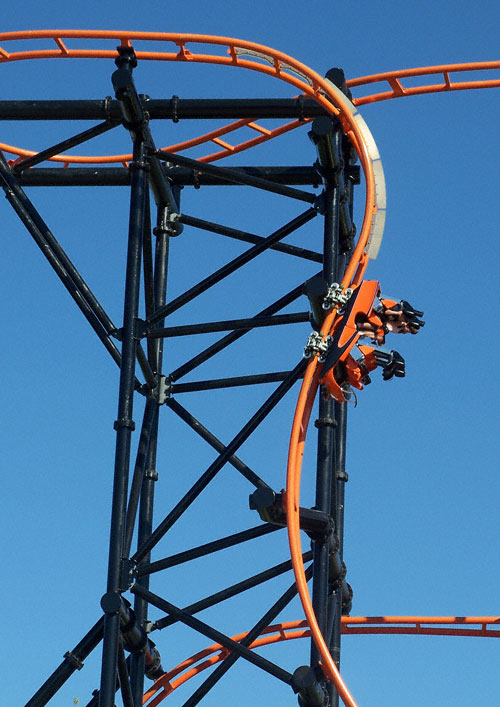 The Steel Hawg Rollercoaster At Indiana Beach Amusement Resort, Monticello, IN