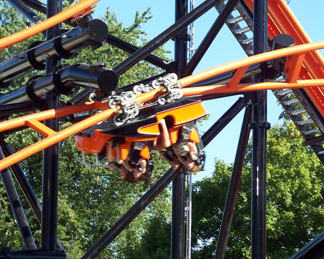 The Steel Hawg Rollercoaster At Indiana Beach Amusement Resort, Monticello, IN