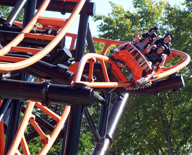 The Steel Hawg Rollercoaster At Indiana Beach Amusement Resort, Monticello, IN