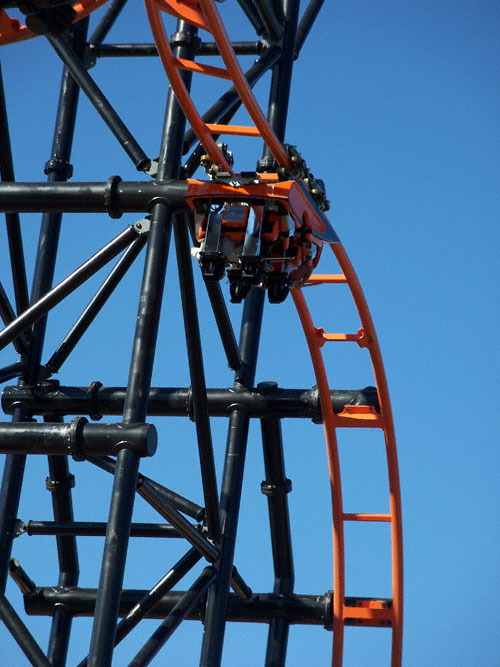 The Steel Hawg Rollercoaster At Indiana Beach Amusement Resort, Monticello, IN