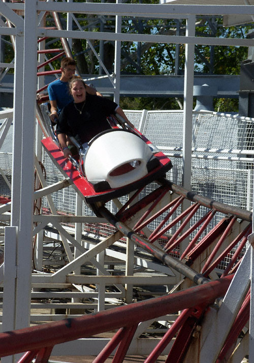 Tig'rr Roller Coaster at Indiana Beach Amusement Resort, Monticello, IN