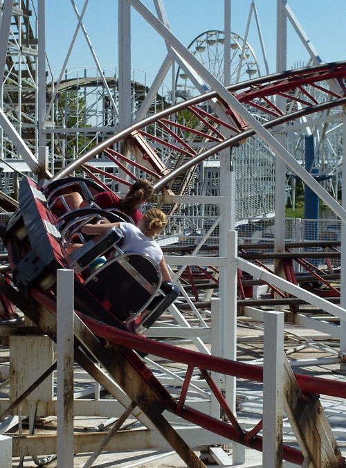 Tig'rr Roller Coaster at Indiana Beach Amusement Resort, Monticello, IN