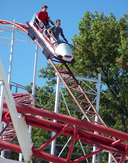 Tig'rr Roller Coaster at Indiana Beach Amusement Resort, Monticello, IN