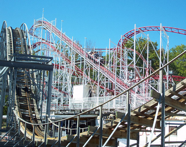 Tig'rr Roller Coaster at Indiana Beach Amusement Resort, Monticello