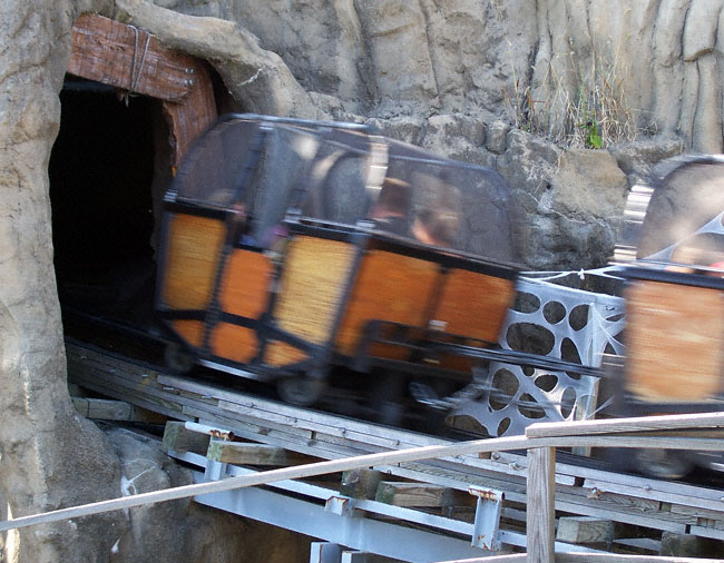 The Lost Coaster of Superstition Mountain Roller Coaster at Indiana Beach Amusement Resort, Monticello, IN