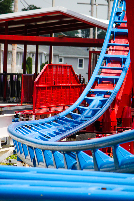 The American Triple Loop at Indiana Beach, Monticello Indiana