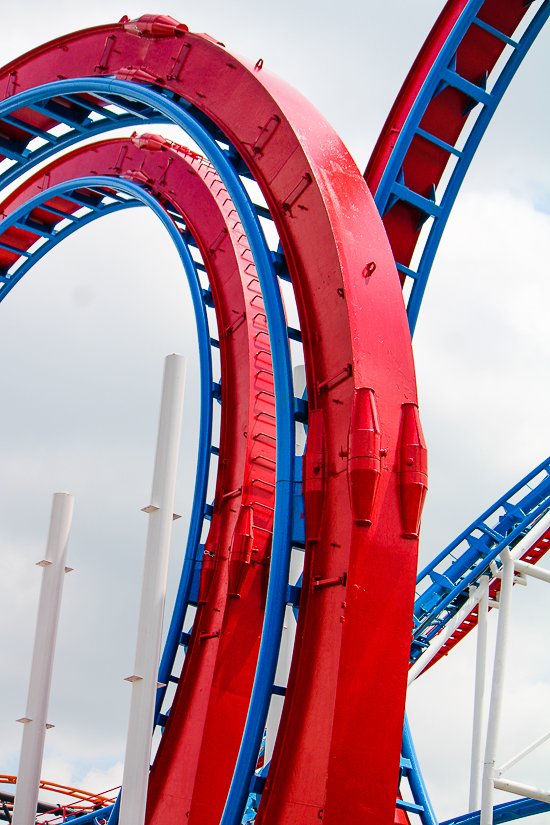 The American Triple Loop at Indiana Beach, Monticello Indiana