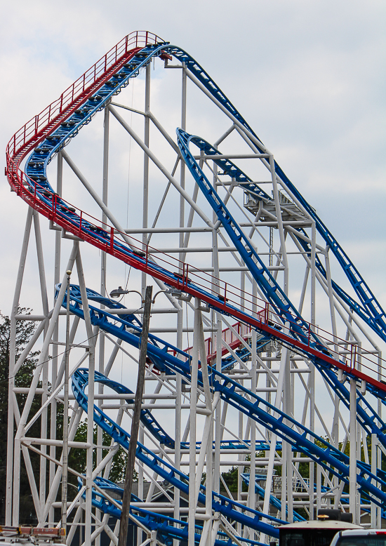 The American Triple Loop at Indiana Beach, Monticello Indiana