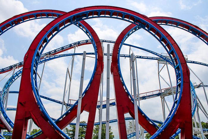 The American Triple Loop at Indiana Beach, Monticello Indiana