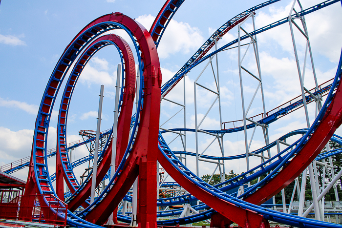 The American Triple Loop at Indiana Beach, Monticello Indiana