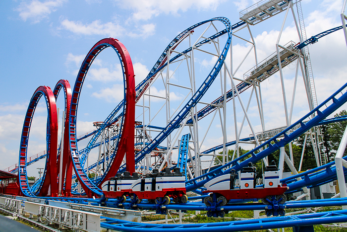 The American Triple Loop at Indiana Beach, Monticello Indiana